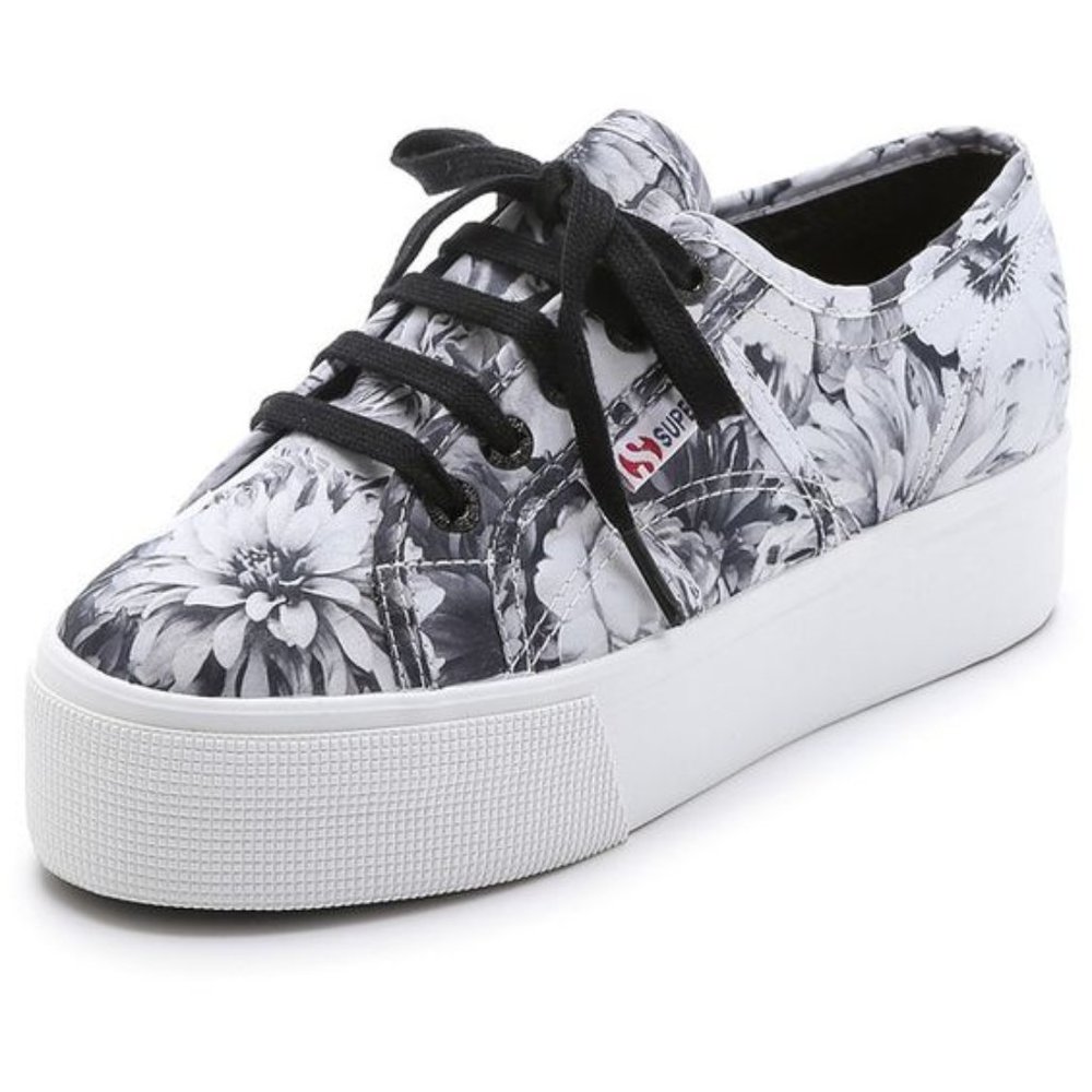 Women’s Platform Flower Print Superga